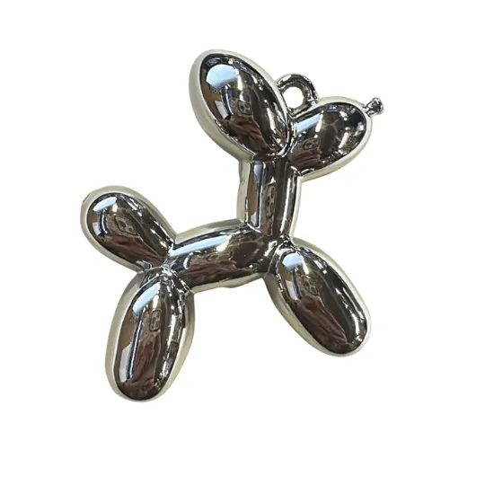 Plastic ballon dog pendant