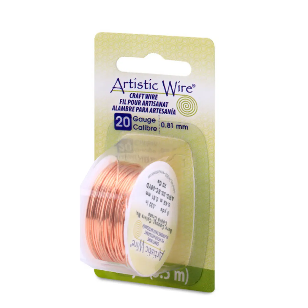 Beadalon Artistic Wire Craft Wire Bare Copper