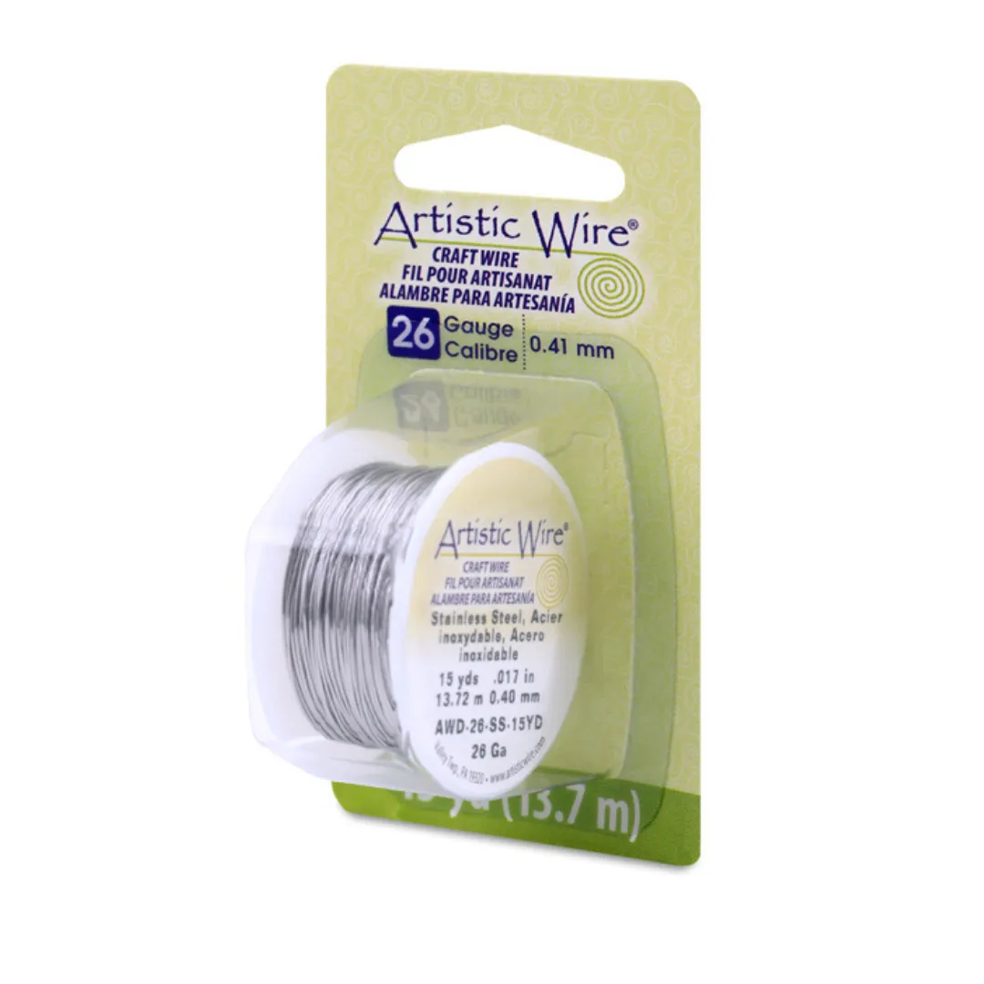 Beadalon Artistic Wire Craft Wire stainless steel Acier