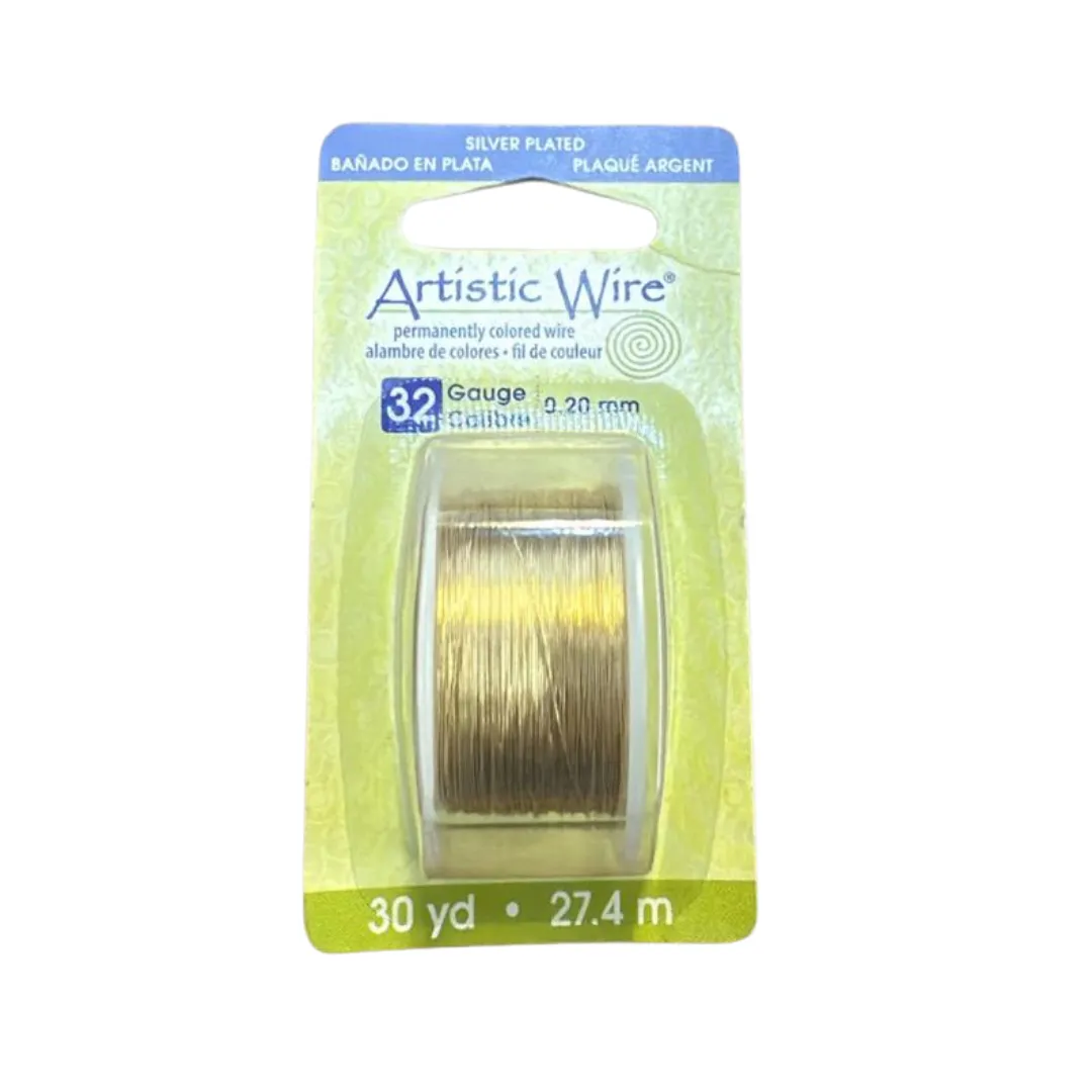Beadalon Artistic Wire Craft Wire Gold Color