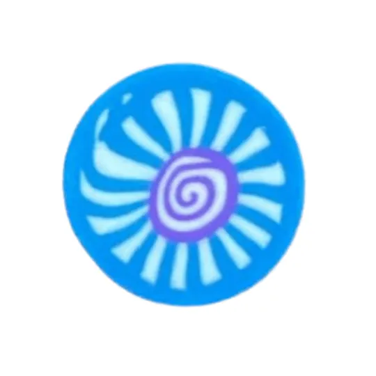 Polymer flower bead