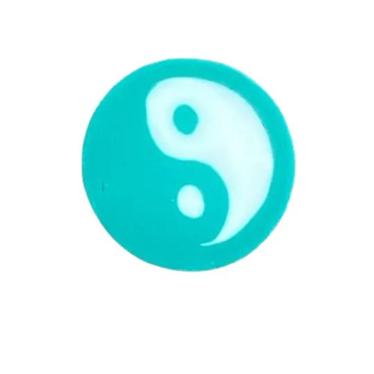 Polymer yin yan beads