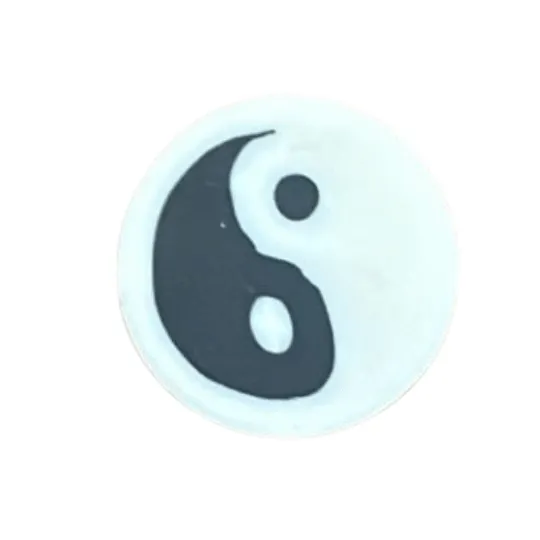 Polymer yin yan beads